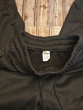 Love Sports Black Fleece Sweat Pants